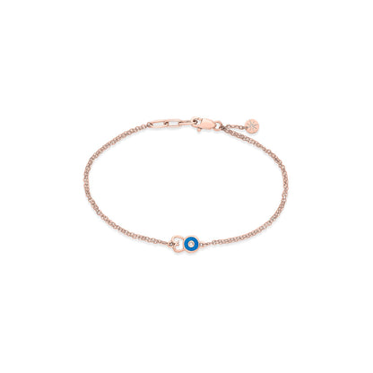 Evil Eye Aura Gold Flexible Bracelet for Women