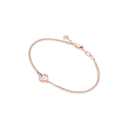 Triple Gleam Gold Flexible Bracelet for Women