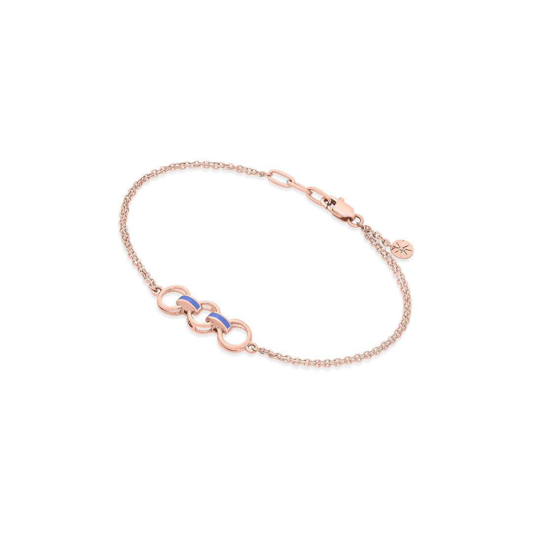Lunar Lace Gold Flexible Bracelet for Women