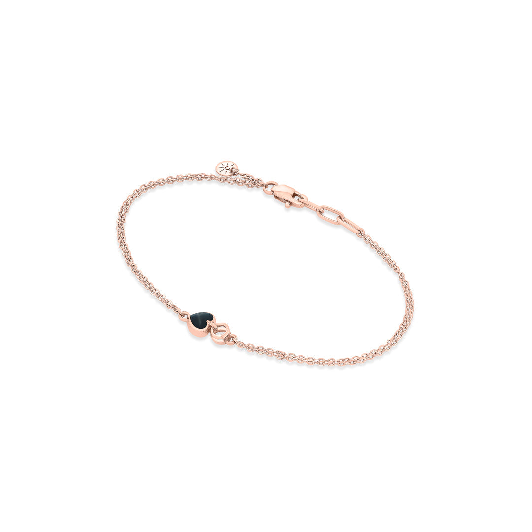 Moonlit Link Gold Flexible Bracelet for Women