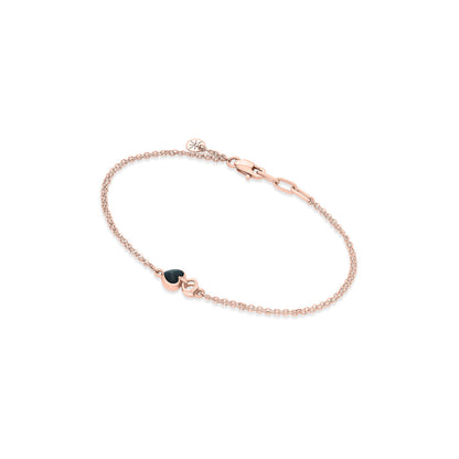 Moonlit Link Gold Flexible Bracelet for Women