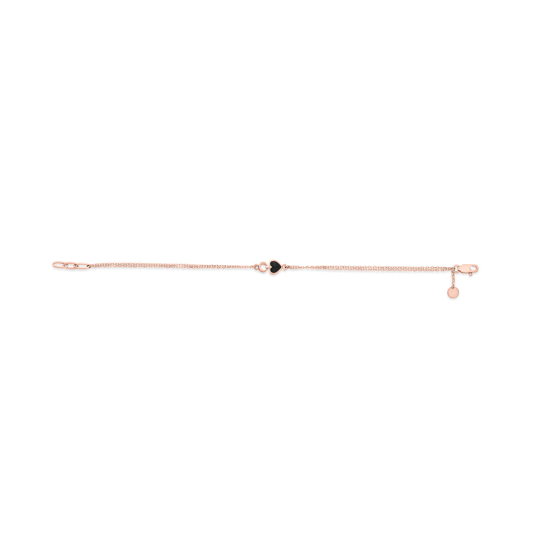 Moonlit Link Gold Flexible Bracelet for Women