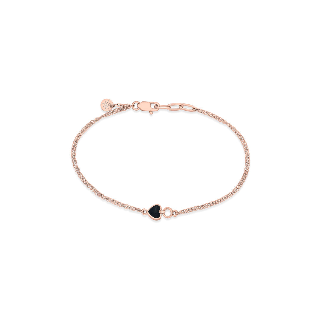 Moonlit Link Gold Flexible Bracelet for Women
