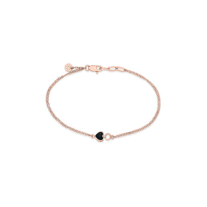Moonlit Link Gold Flexible Bracelet for Women