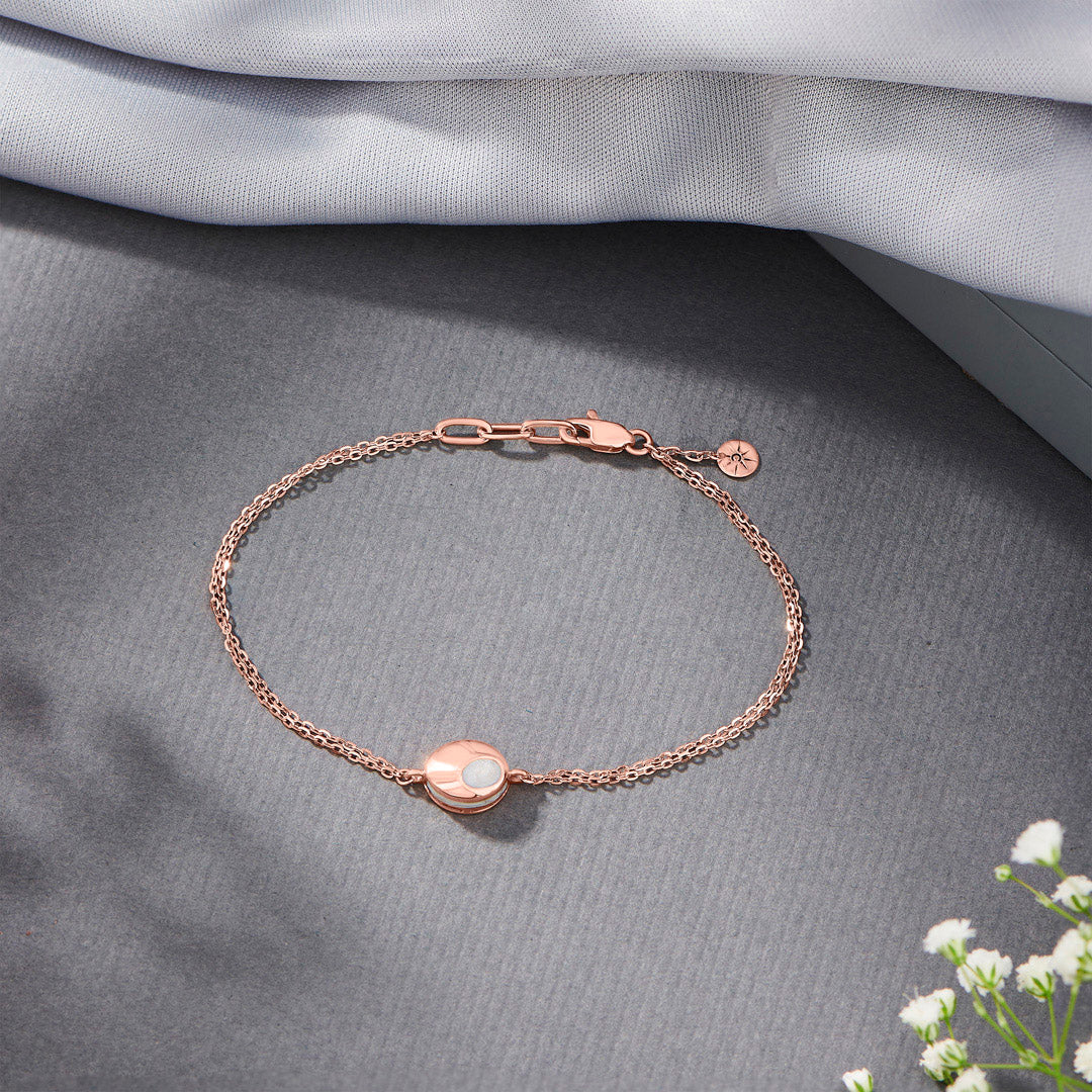 Opal Rhythm Gold Flexible Bracelet for Women