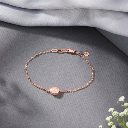 Opal Rhythm Gold Flexible Bracelet for Women