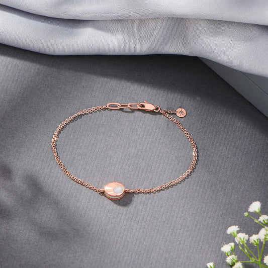 Opal Rhythm Gold Flexible Bracelet for Women