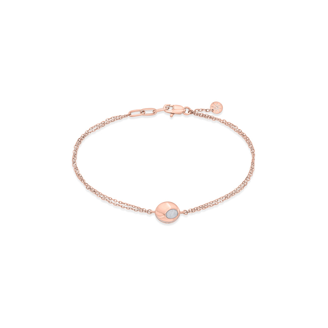 Opal Rhythm Gold Flexible Bracelet for Women