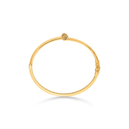 Gem Glow Gold Oval Bracelet for Women
