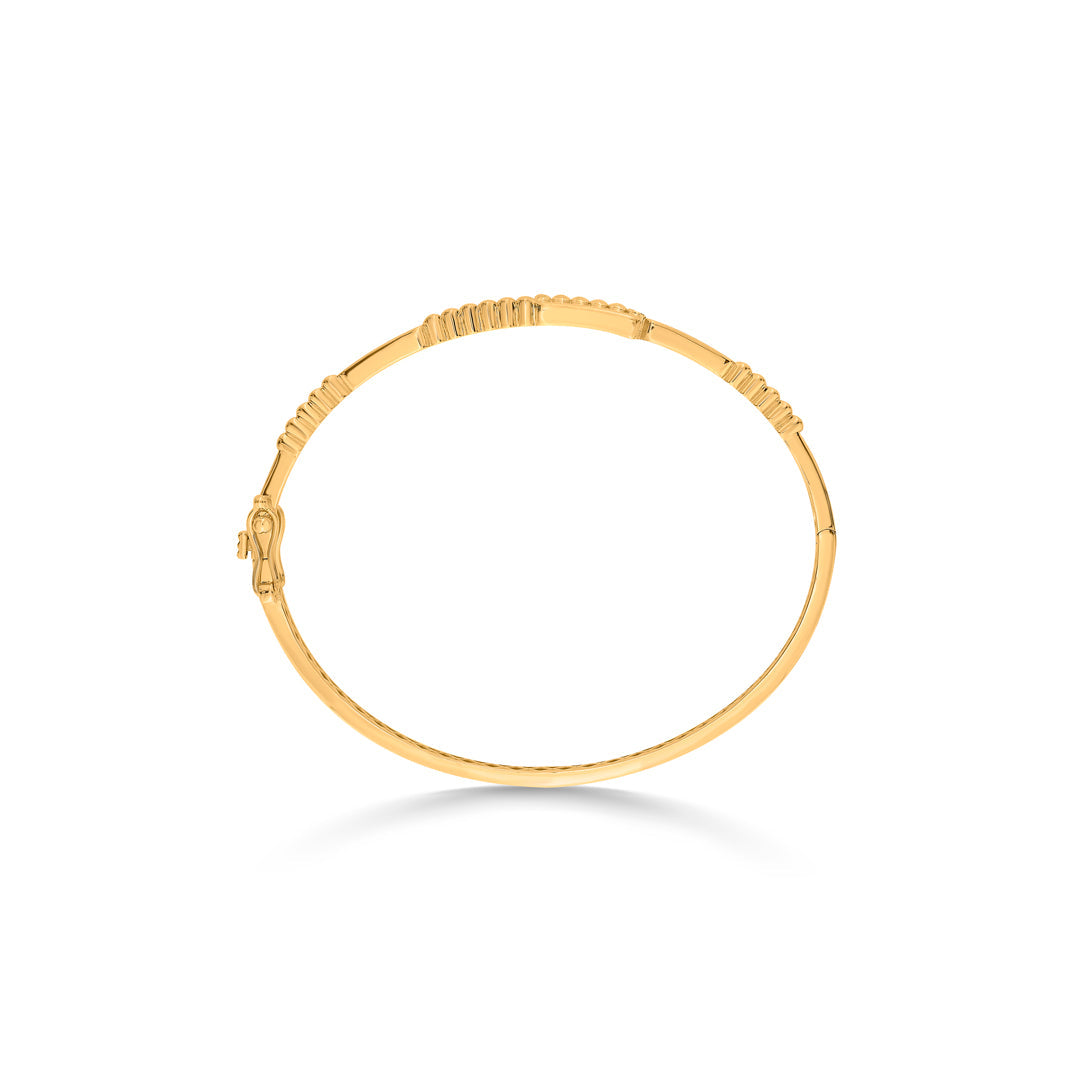 Regal Muse Gold Oval Bracelet for Women