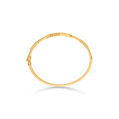 Regal Muse Gold Oval Bracelet for Women