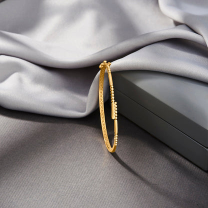 Regal Muse Gold Oval Bracelet for Women