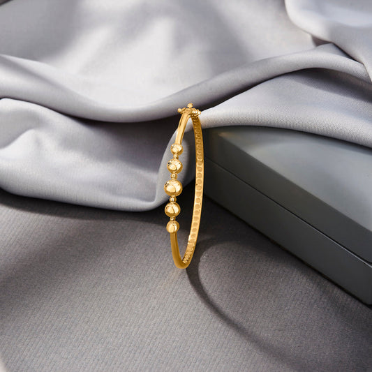 Orbit Pop Gold Oval Bracelet for Women