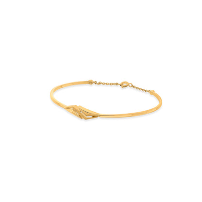 Heritage Halo Gold Oval Bracelet for Women