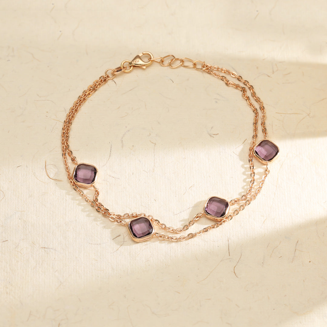 Night Gleam Gold Flexible Bracelet for Women