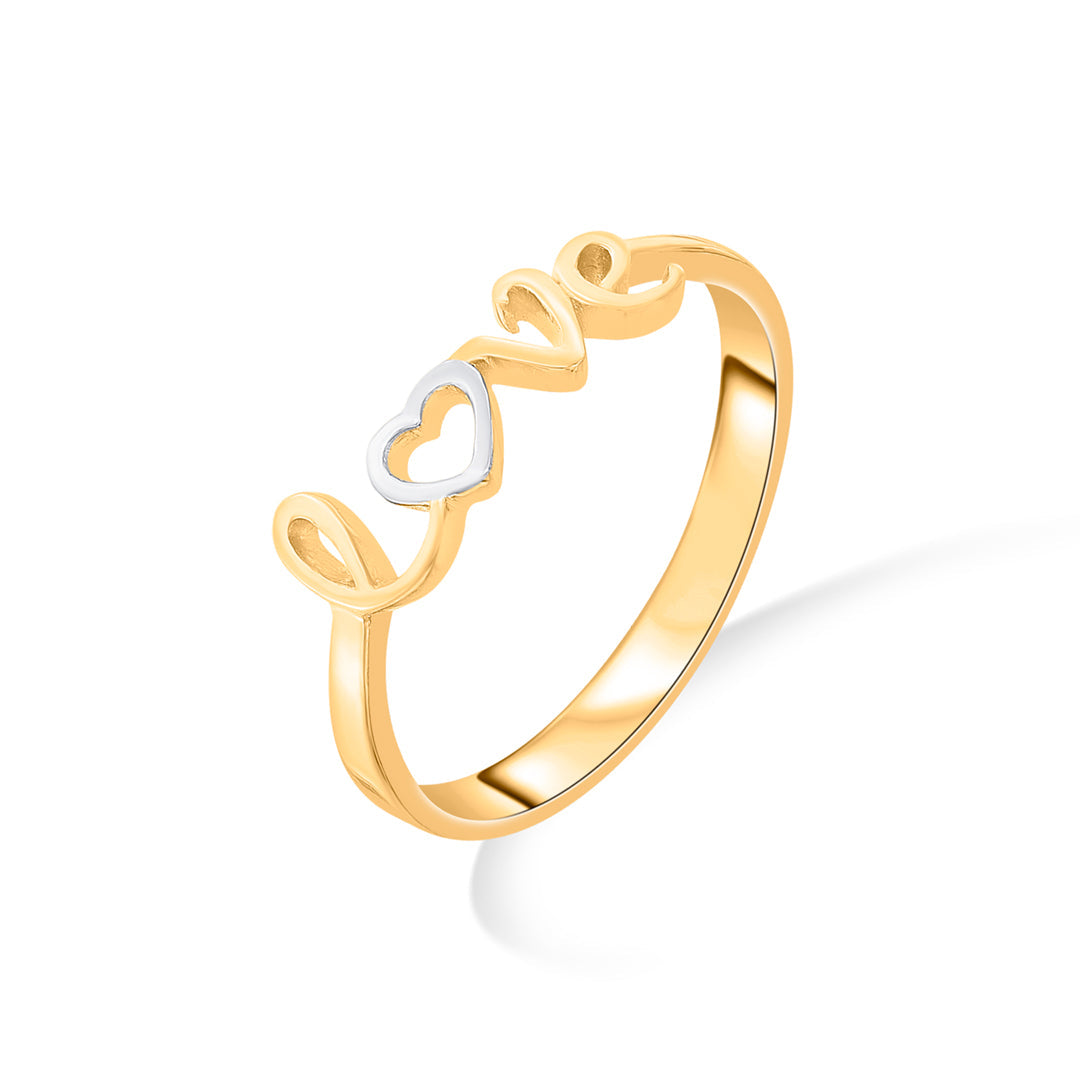 Forever Love Gold Fashion Ring for Women