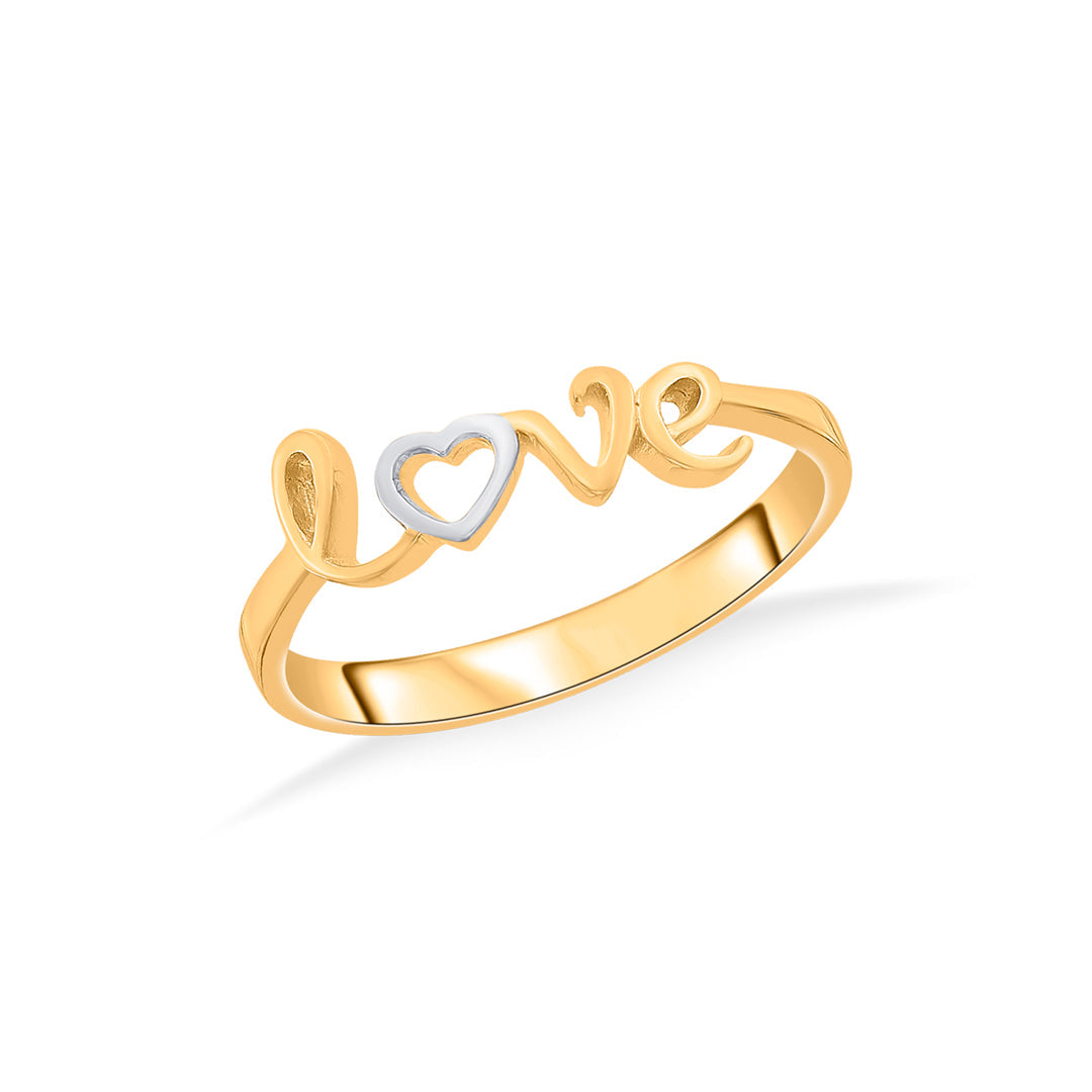 Forever Love Gold Fashion Ring for Women