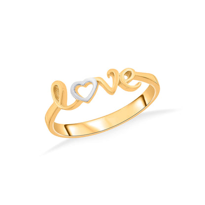 Forever Love Gold Fashion Ring for Women