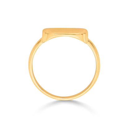 Luxe Plate Gold Casual Ring for Women