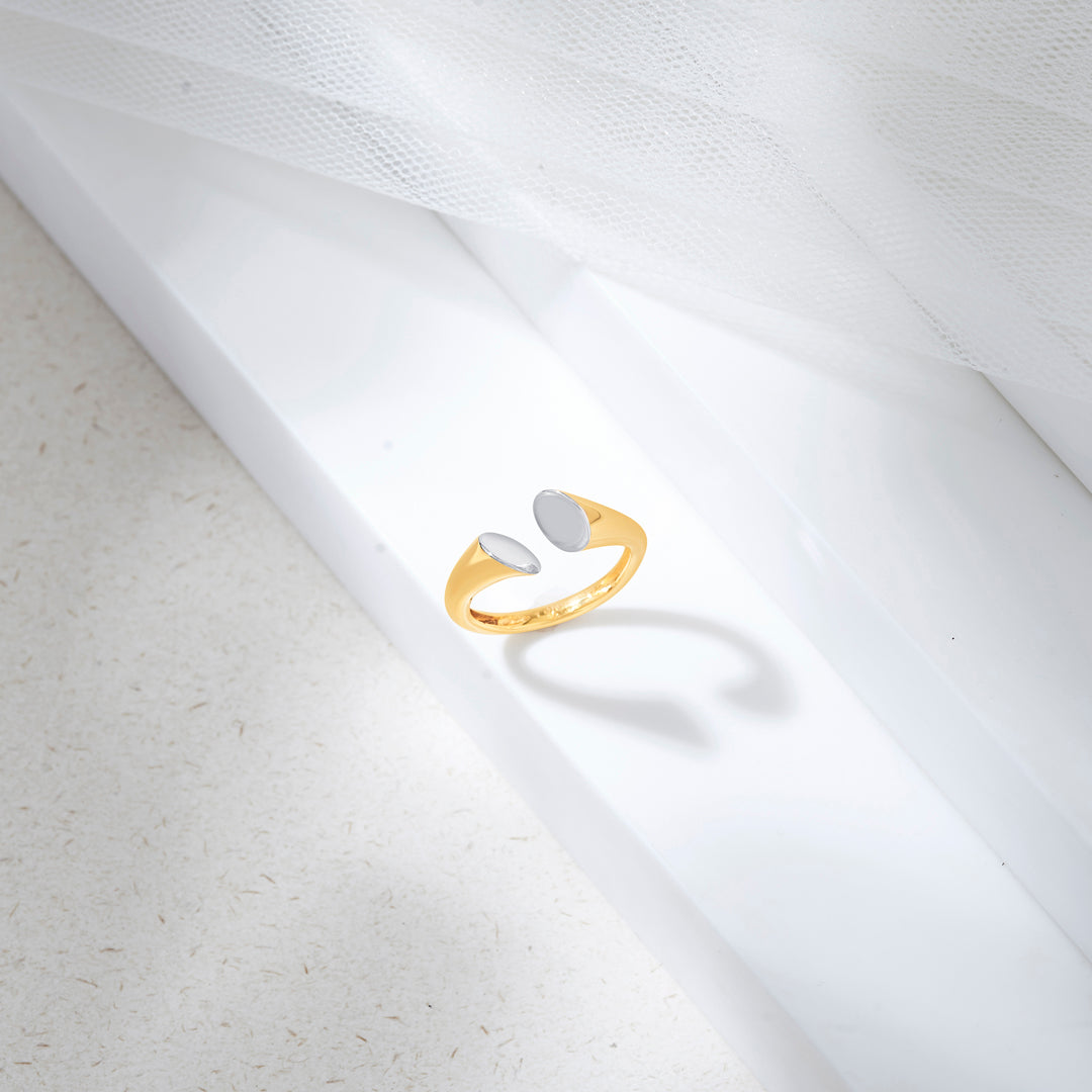 Mystic Harmony Gold Fashion Ring for Women