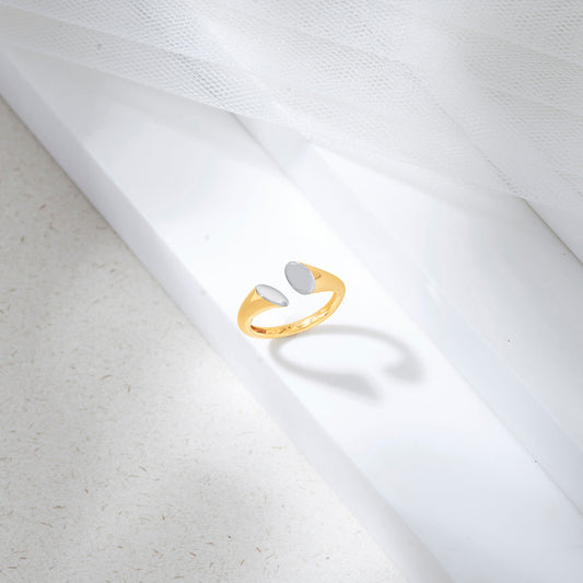 Mystic Harmony Gold Fashion Ring for Women