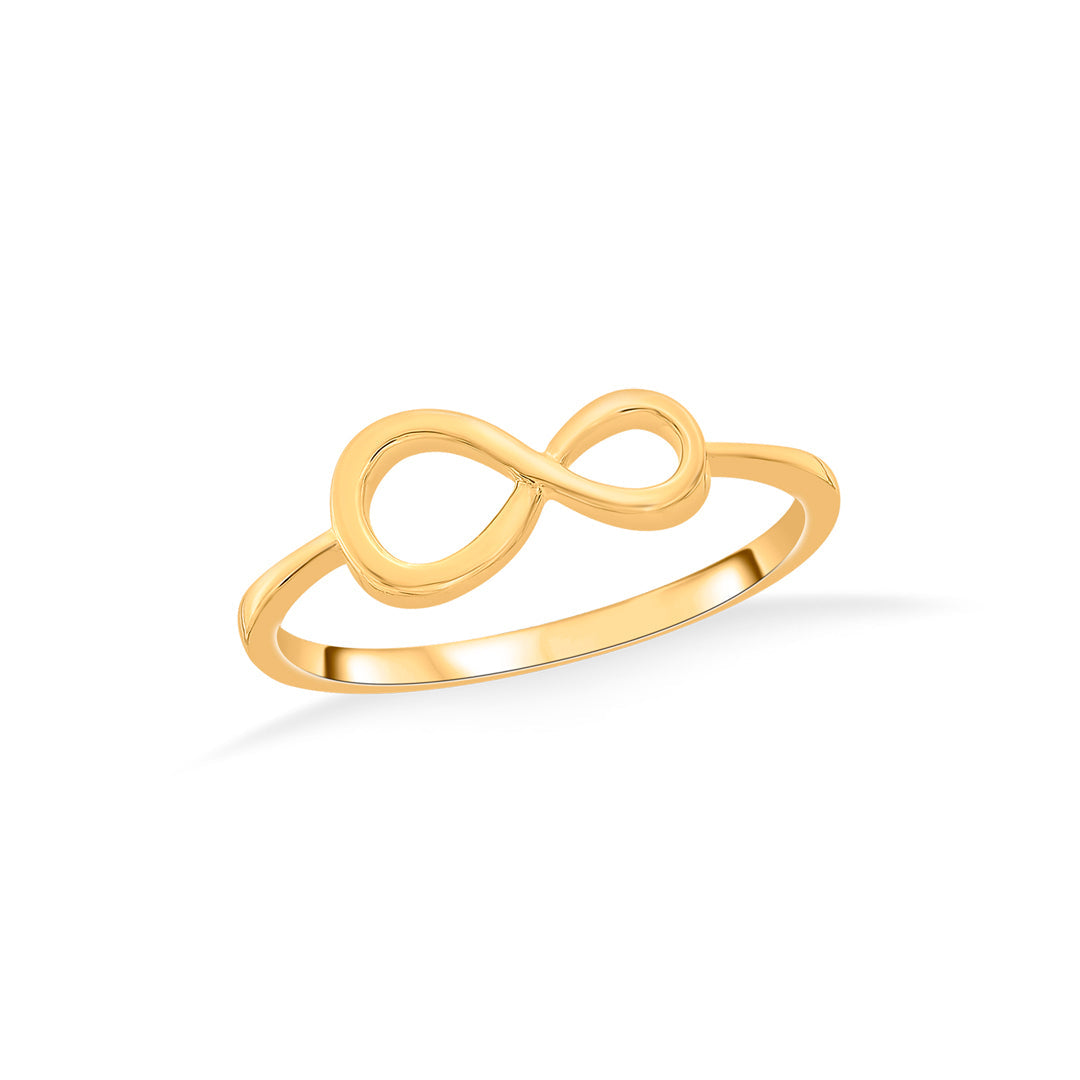 Infinite Shine Gold Eternity Ring for Women