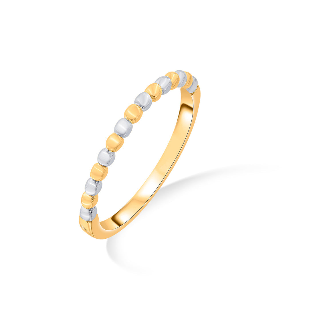 Gleam Line Gold Casual Ring for Women