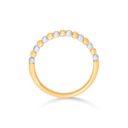 Gleam Line Gold Casual Ring for Women