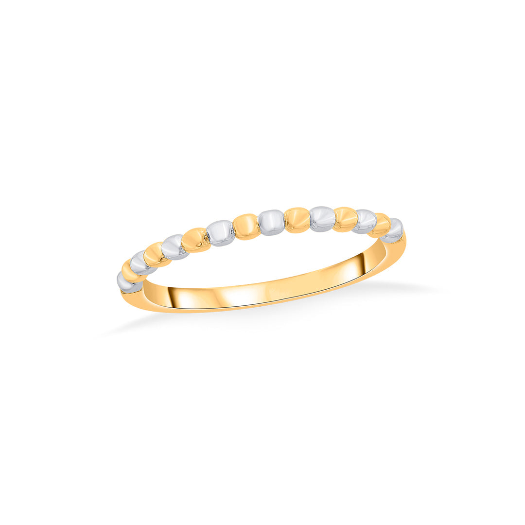 Gleam Line Gold Casual Ring for Women