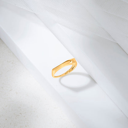 Urban Bar Gold Fashion Ring for Women