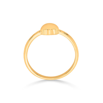 Coin Charm Gold Fashion Ring for Women