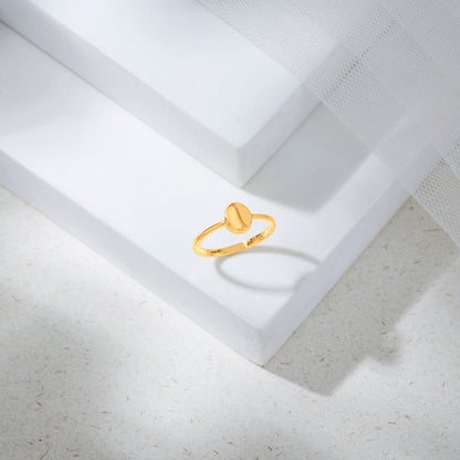 Coin Charm Gold Fashion Ring for Women
