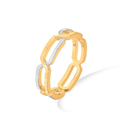 Linked Love Gold Fashion Ring for Women