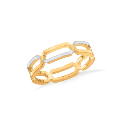 Linked Love Gold Fashion Ring for Women