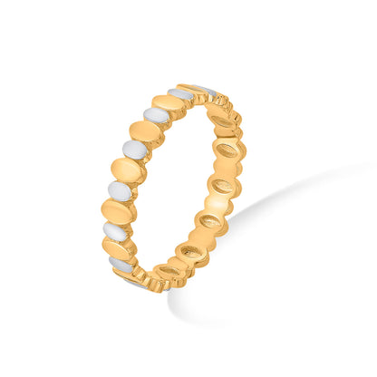 Stellar Loop Gold Fashion Ring for Women