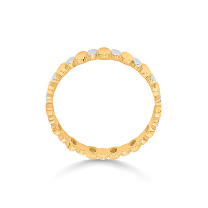 Stellar Loop Gold Fashion Ring for Women