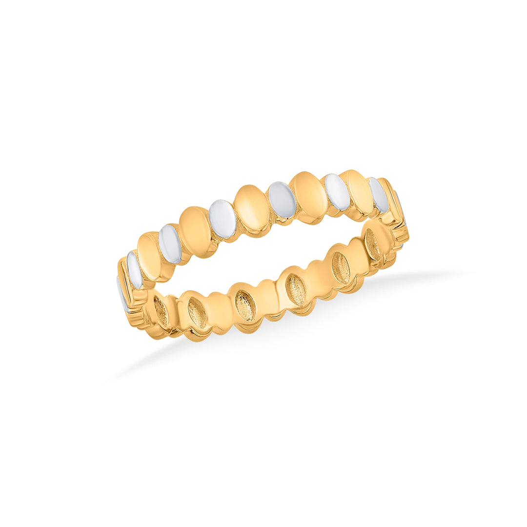 Stellar Loop Gold Fashion Ring for Women