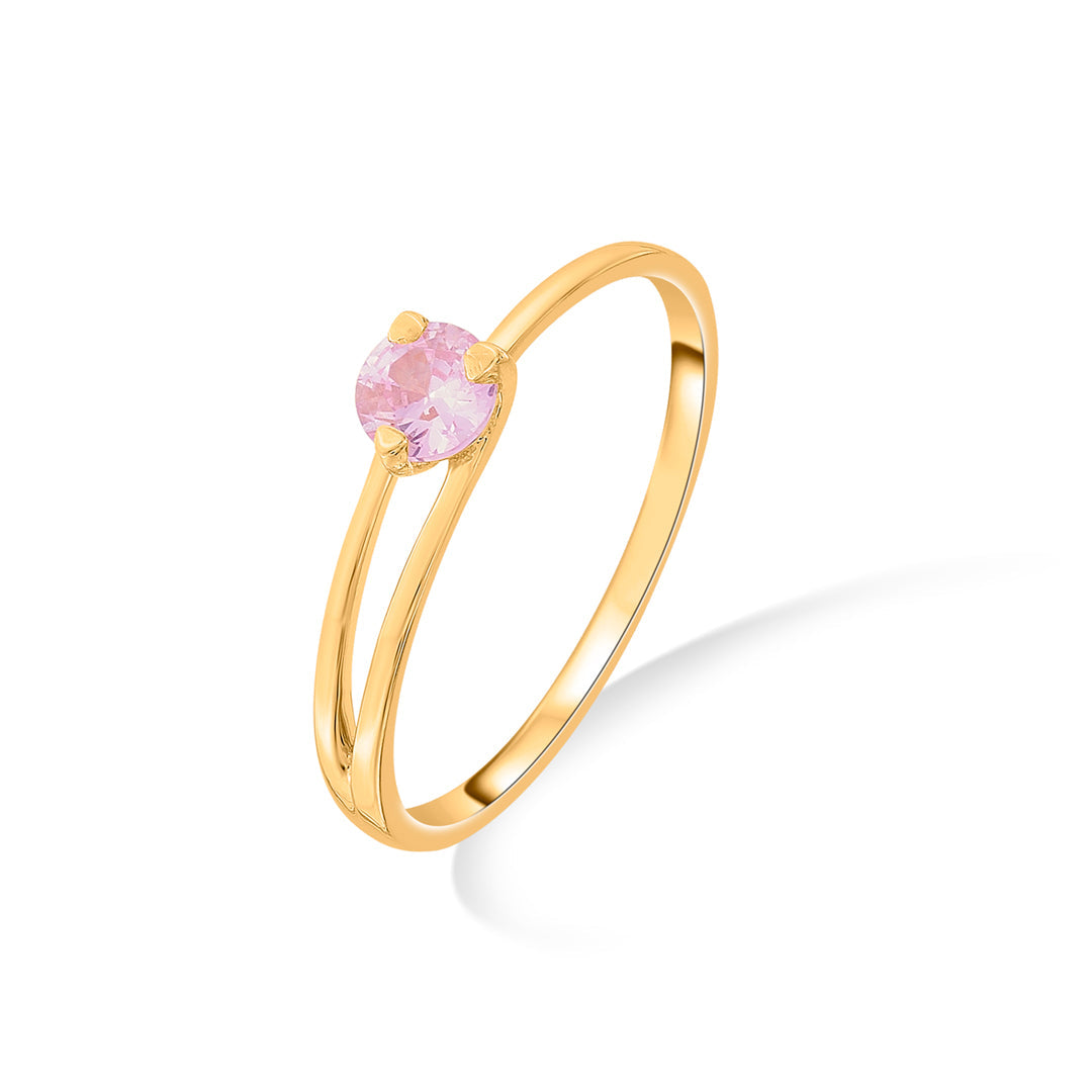 Sakura Bloom Gold Casual Ring for Women
