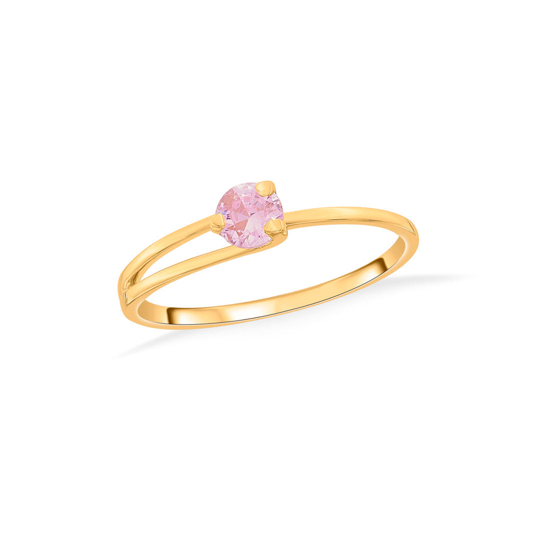 Sakura Bloom Gold Casual Ring for Women