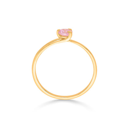 Sakura Bloom Gold Casual Ring for Women