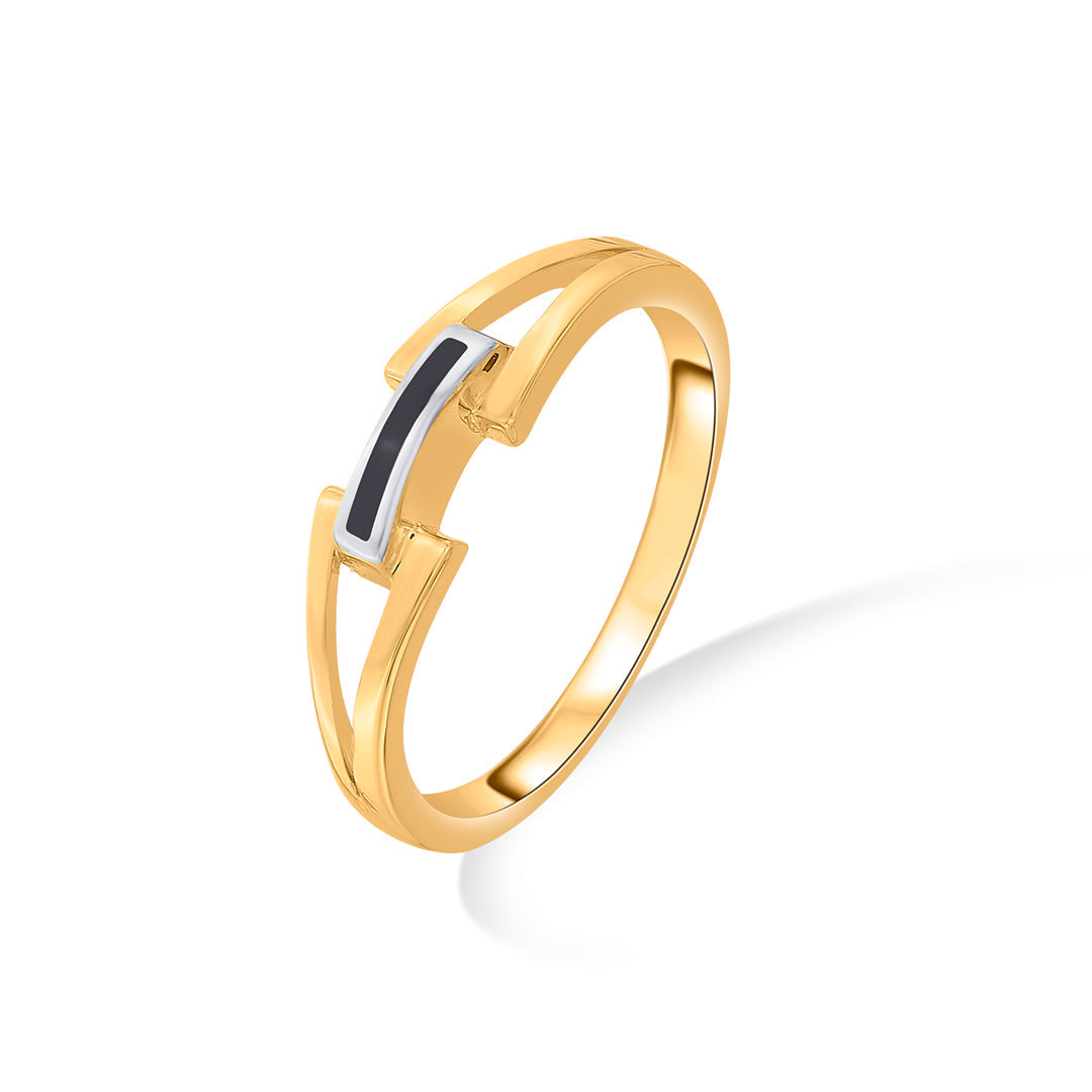 Balanced Glow Gold Fashion Ring for Women