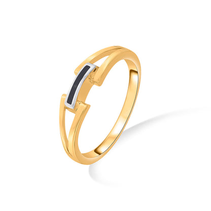 Balanced Glow Gold Fashion Ring for Women