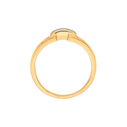 Balanced Glow Gold Fashion Ring for Women