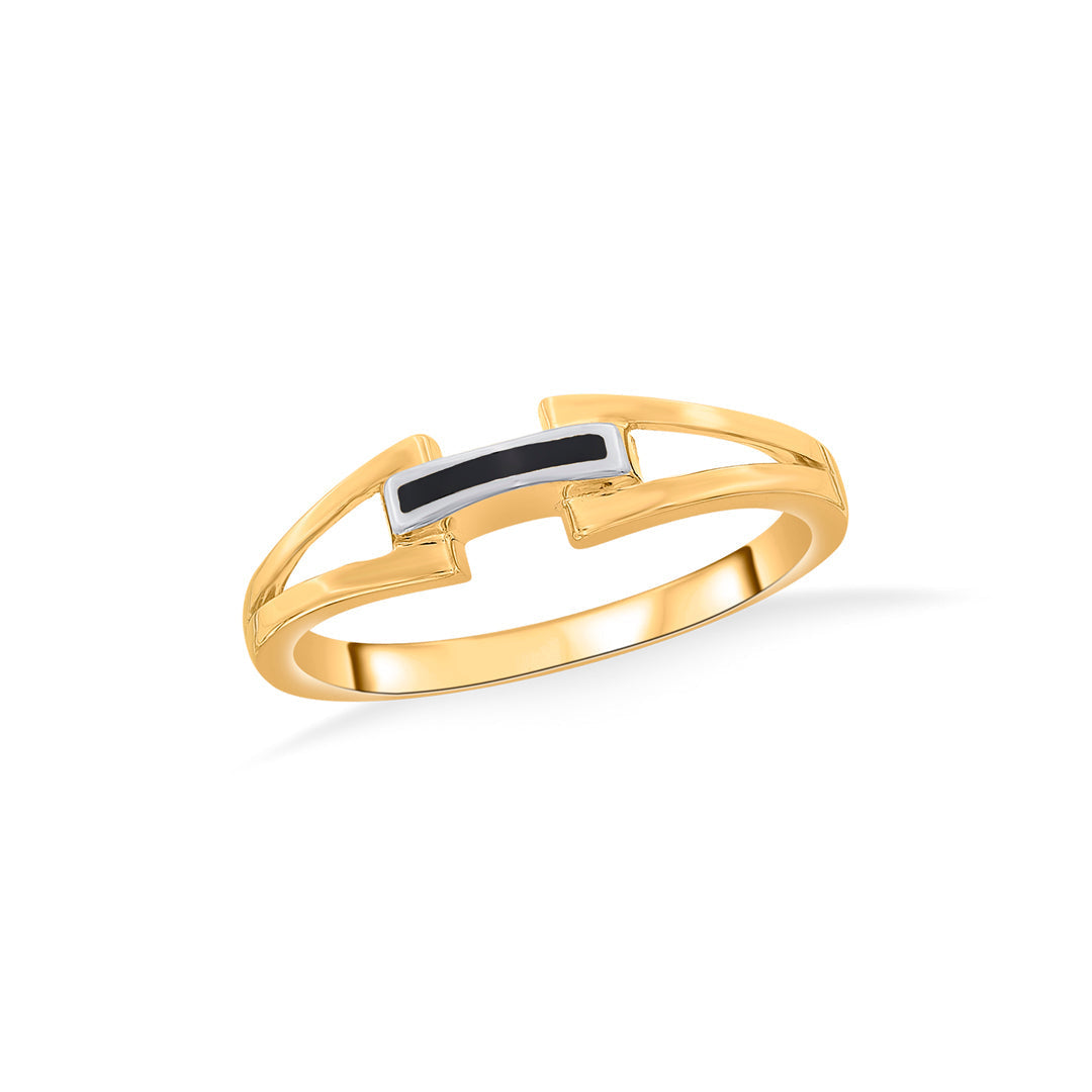 Balanced Glow Gold Fashion Ring for Women