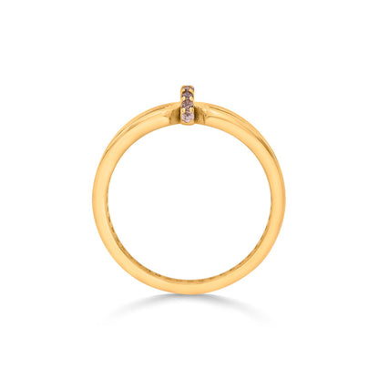 Xora Glow Gold Fashion Ring for Women