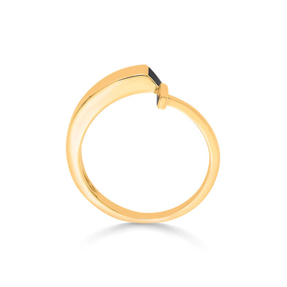 Power Bar Gold Fashion Ring for Women