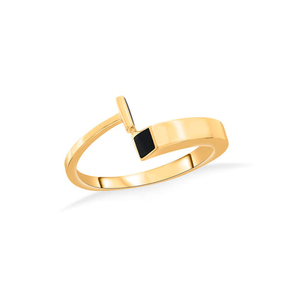 Power Bar Gold Fashion Ring for Women