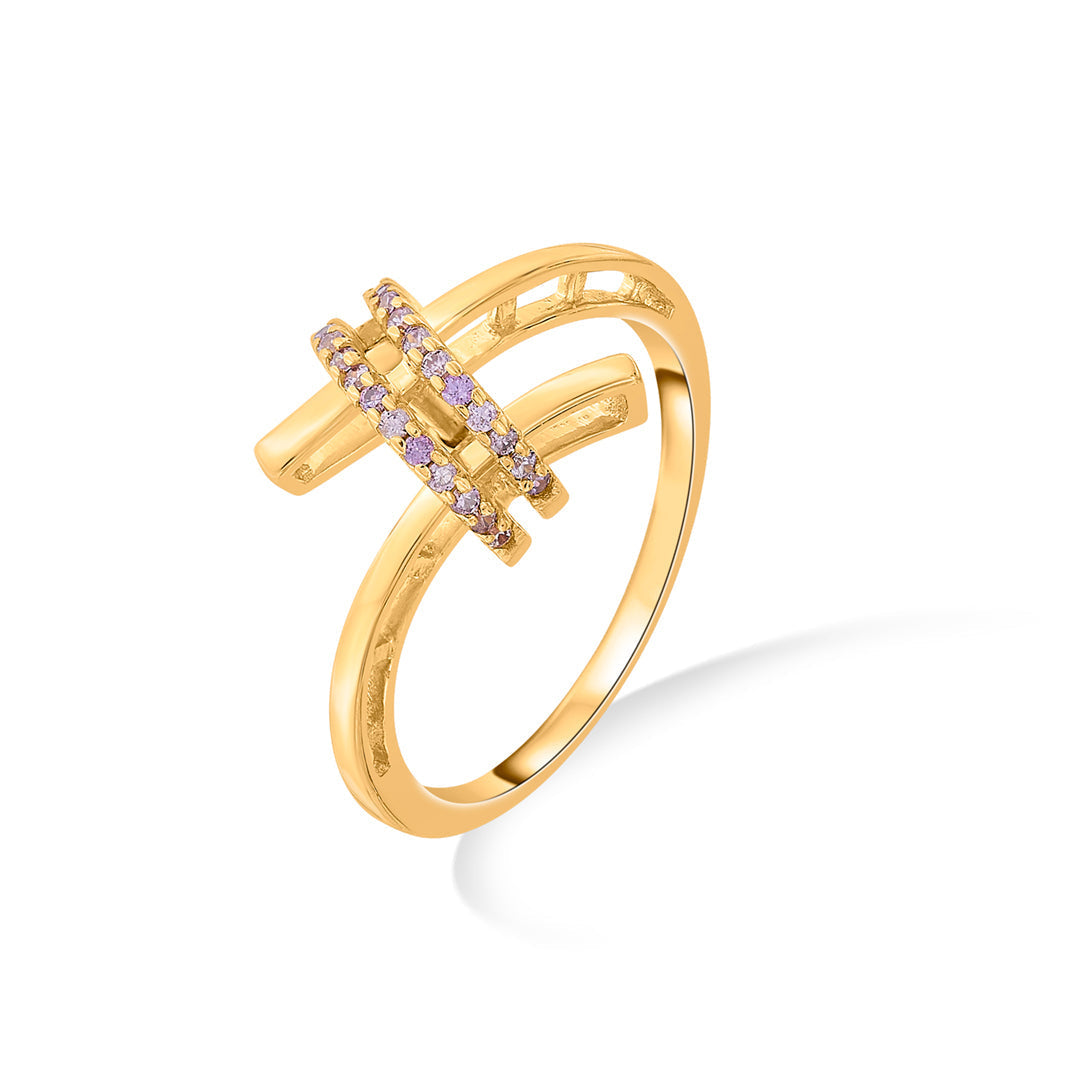 Gem Fusion Gold Fashion Ring for Women