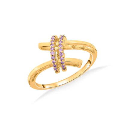 Gem Fusion Gold Fashion Ring for Women