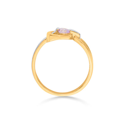 Lavender Dream Gold Fashion Ring for Women